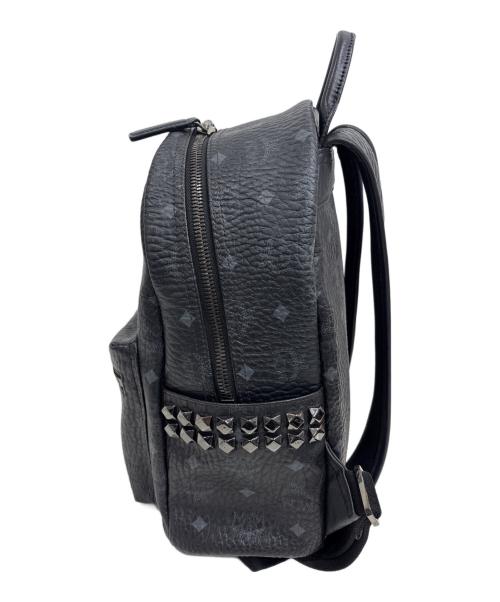 MCM（エムシーエム）MCM (エムシーエム) Stark サイドスタッズ バックパック ブラックの古着・服飾アイテム
