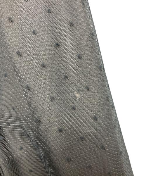 Snidel（スナイデル）Snidel (スナイデル) ドットチュールドレス グレー サイズ:1の古着・服飾アイテム