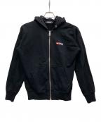 DIESELディーゼル）の古着「パーカー」｜ブラック