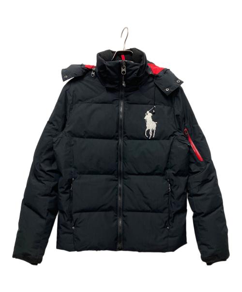 POLO RALPH LAUREN（ポロ・ラルフローレン）POLO RALPH LAUREN (ポロ・ラルフローレン) ビックポニーダウンジャケット ブラック サイズ:XSの古着・服飾アイテム