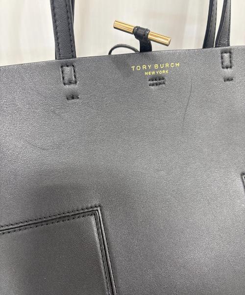TORY BURCH（トリーバーチ）TORY BURCH (トリーバーチ) ブロックティーショルダーバッグ ブラックの古着・服飾アイテム