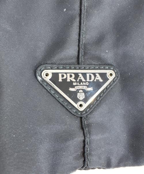 PRADA（プラダ）PRADA (プラダ) ナイロンハンドバッグ ブラックの古着・服飾アイテム