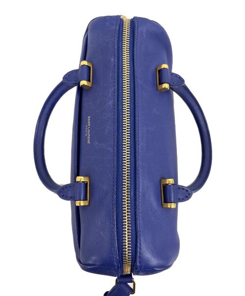 Saint Laurent Paris（サンローランパリ）Saint Laurent Paris (サンローランパリ) Baby Duffle Bag(ベイビーダッフルバッグ) ブルーの古着・服飾アイテム