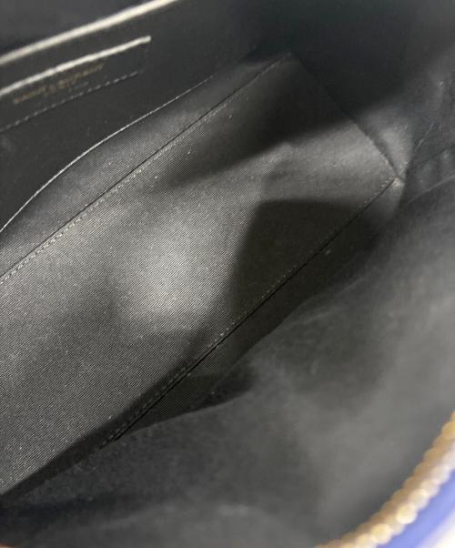 Saint Laurent Paris（サンローランパリ）Saint Laurent Paris (サンローランパリ) Baby Duffle Bag(ベイビーダッフルバッグ) ブルーの古着・服飾アイテム