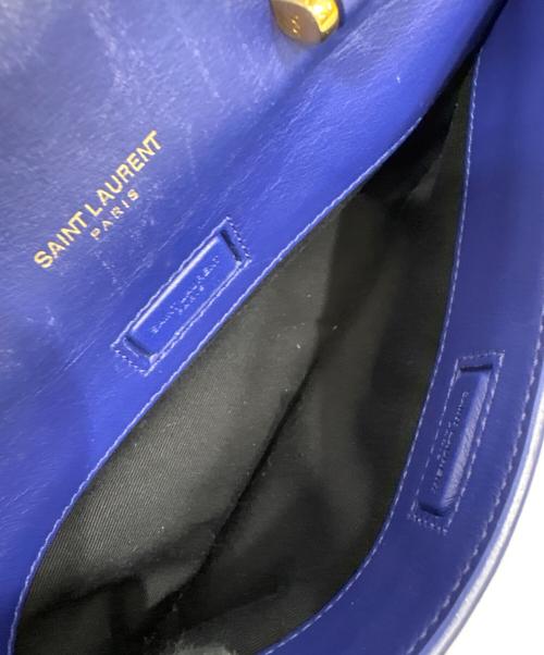Saint Laurent Paris（サンローランパリ）Saint Laurent Paris (サンローランパリ) Baby Duffle Bag(ベイビーダッフルバッグ) ブルーの古着・服飾アイテム