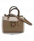 COACHコーチ）の古着「グレース キャリーオール・カラーブロック」｜ブラウン