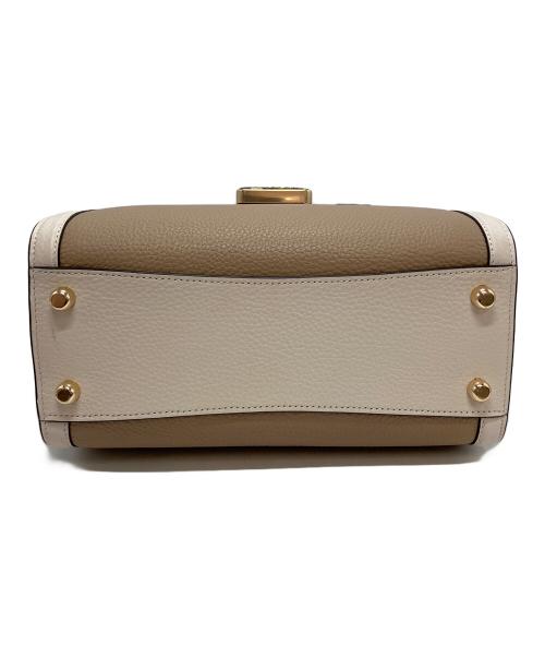 COACH（コーチ）COACH (コーチ) グレース キャリーオール・カラーブロック ブラウンの古着・服飾アイテム