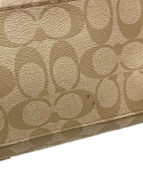 COACH（コーチ）COACH (コーチ) シグネチャー ワンショルダーバッグ ブラウンの古着・服飾アイテム