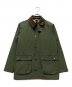 Barbourバブアー）の古着「BEDALE 2レイヤーブルゾン」｜オリーブ