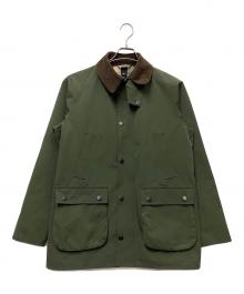 Barbour（バブアー）の古着「BEDALE 2レイヤーブルゾン」｜オリーブ