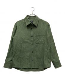 A.P.C.（アーペーセー）の古着「ボタン付き長袖ジャケット」｜グリーン
