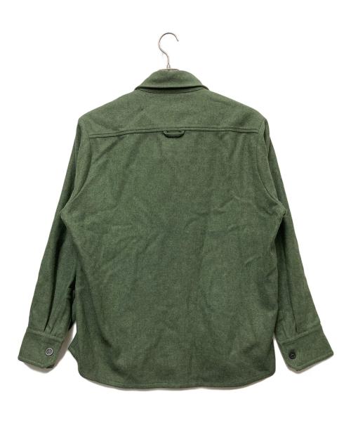 A.P.C.（アーペーセー）A.P.C. (アーペーセー) ボタン付き長袖ジャケット グリーン サイズ:Mの古着・服飾アイテム