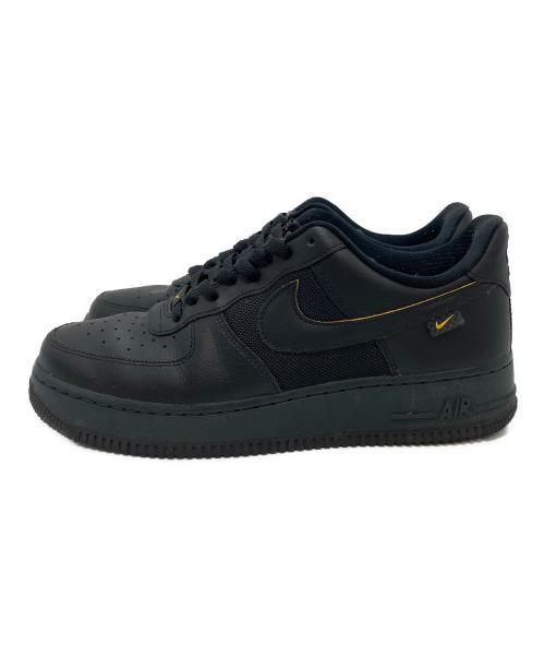 NIKE（ナイキ）NIKE (ナイキ) エアフォースワン　ローカットスニーカー ブラック×イエロー サイズ:cm27の古着・服飾アイテム