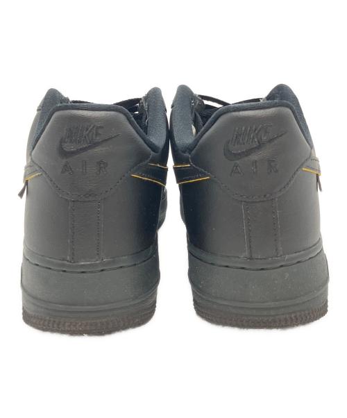 NIKE（ナイキ）NIKE (ナイキ) エアフォースワン　ローカットスニーカー ブラック×イエロー サイズ:cm27の古着・服飾アイテム
