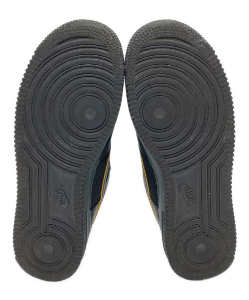 NIKE（ナイキ）NIKE (ナイキ) エアフォースワン　ローカットスニーカー ブラック×イエロー サイズ:cm27の古着・服飾アイテム