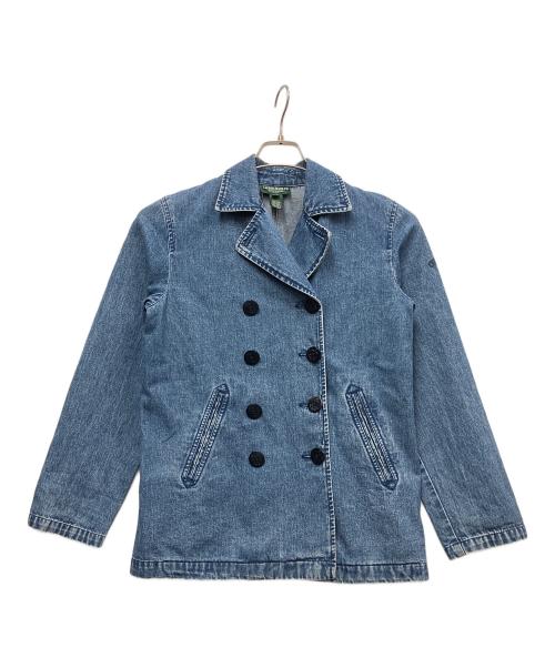 LAUREN JEANS（ローレンジーンズ）LAUREN JEANS (ローレンジーンズ) デニムピーコート インディゴ サイズ:ｐ/ｐの古着・服飾アイテム