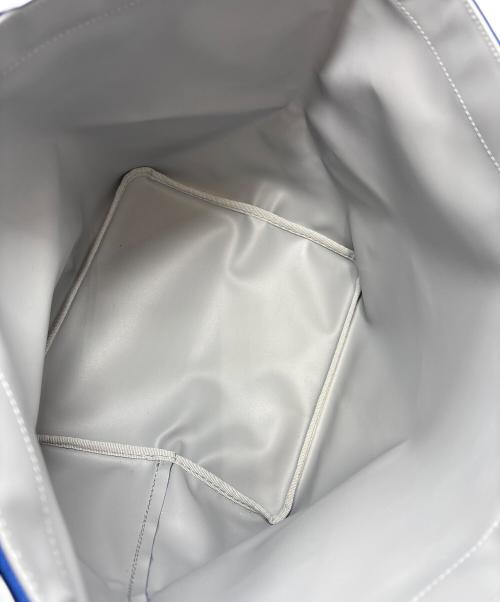 Herve Chapelier（エルベシャプリエ）Herve Chapelier (エルベシャプリエ) 舟形トートバッグ　アンディゴ ブルー×グレーの古着・服飾アイテム