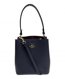 COACH（コーチ）の古着「スモールタウンバケット」｜ネイビー