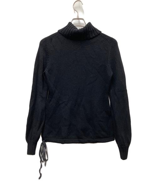 BURBERRY BLUE LABEL（バーバリー ブルー レーベル）BURBERRY BLUE LABEL (バーバリー ブルー レーベル) 厚手ニット ブラック サイズ:38の古着・服飾アイテム