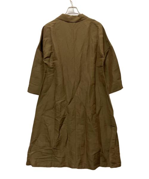 lim home stir（リム ホーム スター）lim home stir (リム ホーム スター) リネン混コート オリーブ サイズ:不明の古着・服飾アイテム