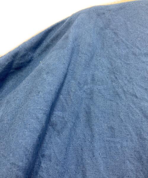 BROCANTE（ブロカント）Brocante (ブロカント) 綿ヘンプウェザーグランポッシュコート ブルー サイズ:2の古着・服飾アイテム