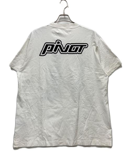 OFFWHITE（オフホワイト）OFFWHITE (オフホワイト) 半袖Tシャツ ホワイト サイズ:Sの古着・服飾アイテム
