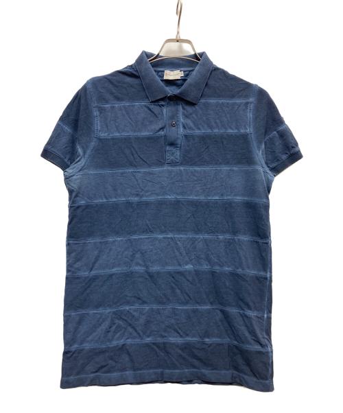 MONCLER（モンクレール）MONCLER (モンクレール) 半袖シャツ ブルー サイズ:Mの古着・服飾アイテム