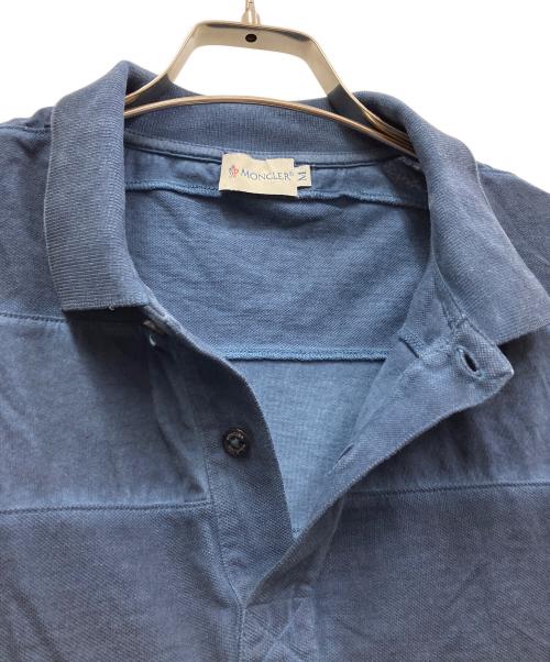 MONCLER（モンクレール）MONCLER (モンクレール) 半袖シャツ ブルー サイズ:Mの古着・服飾アイテム