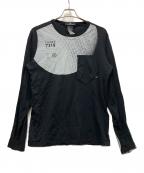 STONE ISLANDストーンアイランド）の古着「長袖カットソー」｜ブラック