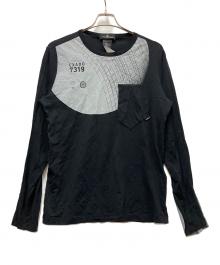 STONE ISLAND（ストーンアイランド）の古着「長袖カットソー」｜ブラック