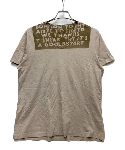 Maison Margiela（メゾンマルジェラ）Maison Margiela (メゾンマルジェラ) 半袖カットソー ベージュ サイズ:Mの古着・服飾アイテム