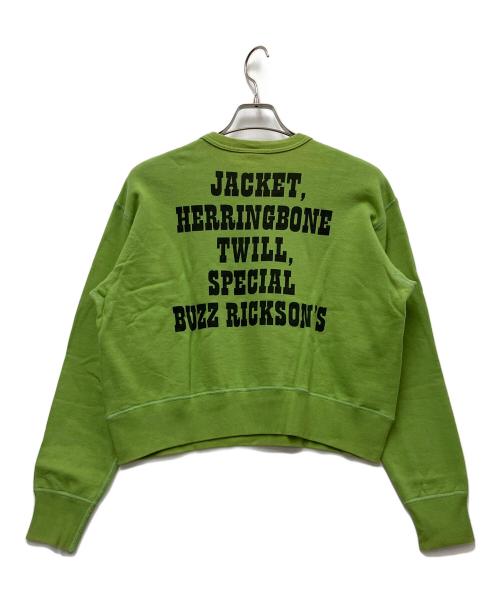 BUZZ RICKSON'S（バズリクソンズ）BUZZ RICKSON'S (バズリクソンズ) クルーネックスウェット グリーン サイズ:Ｍの古着・服飾アイテム