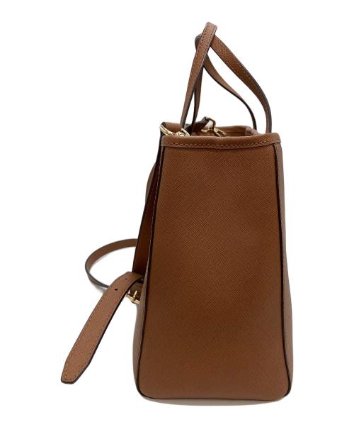 MICHAEL KORS（マイケルコース）MICHAEL KORS (マイケルコース) 2WAYショルダーバッグ ブラウンの古着・服飾アイテム