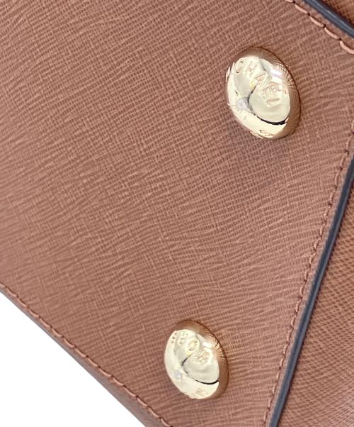 MICHAEL KORS（マイケルコース）MICHAEL KORS (マイケルコース) 2WAYショルダーバッグ ブラウンの古着・服飾アイテム
