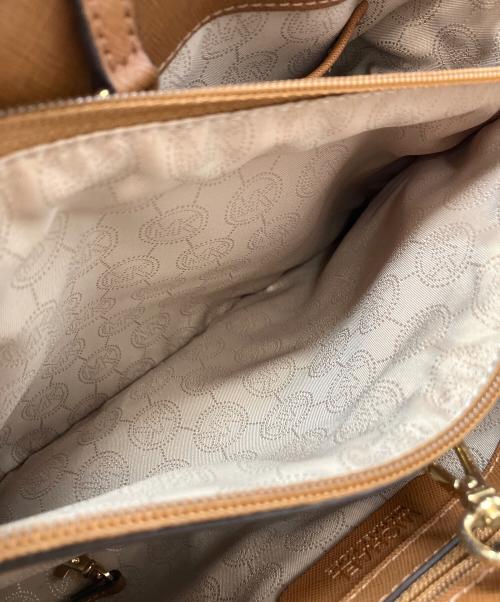 MICHAEL KORS（マイケルコース）MICHAEL KORS (マイケルコース) 2WAYショルダーバッグ ブラウンの古着・服飾アイテム