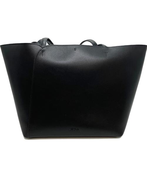 FURLA（フルラ）FURLA (フルラ) MIADIVAトートバッグ ブラックの古着・服飾アイテム