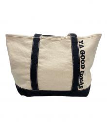 YA GOOD IDEAS×FRAMeWORK（ヤ・グッド・アイデアズ×フレームワーク）の古着「BIG & MINI TOTE M」｜ナチュラル×ブラック