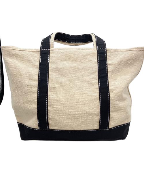 YA GOOD IDEAS（ヤ・グッド・アイデアズ）YA GOOD IDEAS (ヤ・グッド・アイデアズ) FRAMeWORK (フレームワーク) BIG & MINI TOTE M ナチュラル×ブラックの古着・服飾アイテム