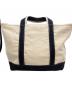 YA GOOD IDEAS (ヤ・グッド・アイデアズ) FRAMeWORK (フレームワーク) BIG & MINI TOTE M ナチュラル×ブラック：9000円