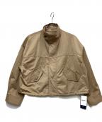 SIMPLICITEシンプリシテ）の古着「スタンドショートブルゾン」｜ベージュ