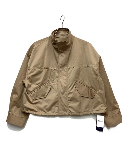 SIMPLICITE（シンプリシテ）simplicite (シンプリシテ) スタンドショートブルゾン ベージュ サイズ:FREEの古着・服飾アイテム