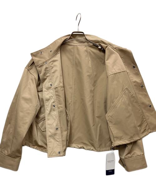 SIMPLICITE（シンプリシテ）simplicite (シンプリシテ) スタンドショートブルゾン ベージュ サイズ:FREEの古着・服飾アイテム