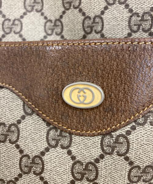 GUCCI（グッチ）GUCCI (グッチ) GGスプリームトートバッグ ベージュ×ブラウンの古着・服飾アイテム