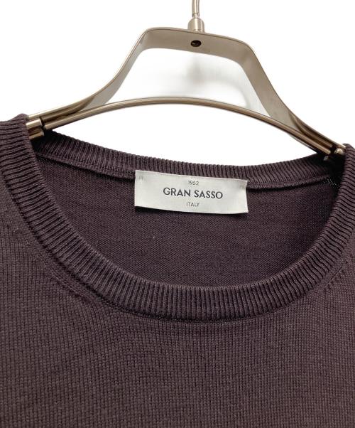 GRAN SASSO（グランサッソ）GRAN SASSO (グランサッソ) 薄手ニット ブラウン サイズ:不明の古着・服飾アイテム