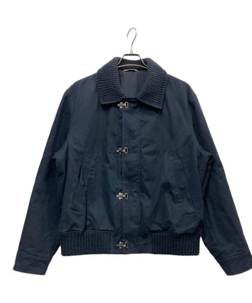 ZARA（ザラ）ZARA (ザラ) トグルボタン コントラストカラージャケット ネイビー サイズ:Lの古着・服飾アイテム