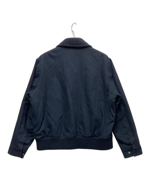ZARA（ザラ）ZARA (ザラ) トグルボタン コントラストカラージャケット ネイビー サイズ:Lの古着・服飾アイテム