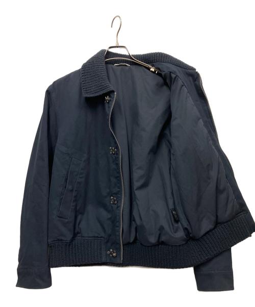 ZARA（ザラ）ZARA (ザラ) トグルボタン コントラストカラージャケット ネイビー サイズ:Lの古着・服飾アイテム