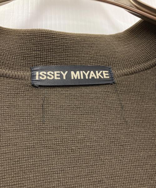 ISSEY MIYAKE（イッセイミヤケ）ISSEY MIYAKE (イッセイミヤケ) ダブルジャケット ブラウン サイズ:Mの古着・服飾アイテム