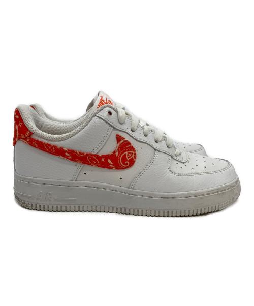 NIKE（ナイキ）NIKE (ナイキ) ローカットスニーカー ホワイト×オレンジ サイズ:24の古着・服飾アイテム