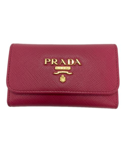 PRADA（プラダ）PRADA (プラダ) 6連キーケース ショッキングピンクの古着・服飾アイテム